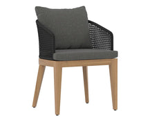 Load image into Gallery viewer, Capri Dining Armchair - Natural - Windsorchrome