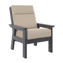 Load image into Gallery viewer, Charleston High Back Arm Chair - Windsorchrome