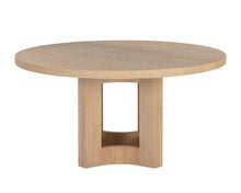 Load image into Gallery viewer, Elma Dining Table - Natural - 60" - Round - Windsorchrome
