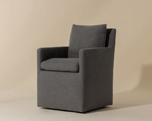 Load image into Gallery viewer, Glenrose Wheeled Dining Armchair - Windsorchrome