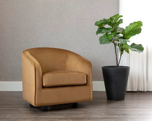 Load image into Gallery viewer, Hazel Swivel Lounge Chair - Dark Bronze - Windsorchrome