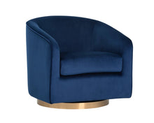 Load image into Gallery viewer, Hazel Swivel Lounge Chair - Gold - Windsorchrome