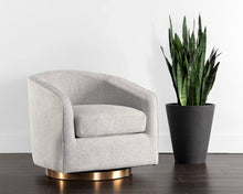 Load image into Gallery viewer, Hazel Swivel Lounge Chair - Gold - Windsorchrome