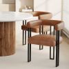 Load image into Gallery viewer, Scarlet Dining Chair - Faux Leather - Windsorchrome