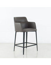 Load image into Gallery viewer, WILLIAMSBURG Leatherette Stool - Windsorchrome