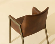 Load image into Gallery viewer, Bernadette Dining Armchair - Windsorchrome

