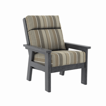Load image into Gallery viewer, Charleston High Back Arm Chair - Windsorchrome
