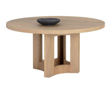 Load image into Gallery viewer, Elma Dining Table - Natural - 60" - Round - Windsorchrome
