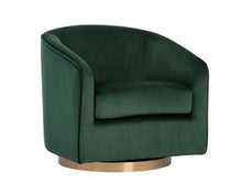 Load image into Gallery viewer, Hazel Swivel Lounge Chair - Gold - Windsorchrome
