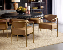 Load image into Gallery viewer, Heloise Dining Armchair - Windsorchrome
