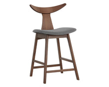 Load image into Gallery viewer, Jaxton Counter Stool - Walnut - Windsorchrome
