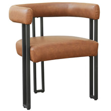 Load image into Gallery viewer, Scarlet Dining Chair - Faux Leather - Windsorchrome
