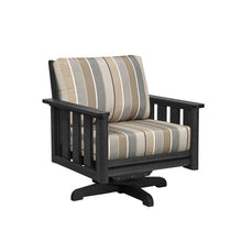 Load image into Gallery viewer, Stratford Swivel Arm Chair - Windsorchrome
