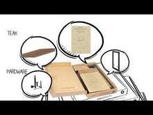 Load and play video in Gallery viewer, D-BODHI METAL FRAME WALL BOX - NATURAL
