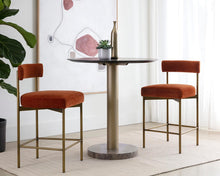 Load image into Gallery viewer, Seneca Counter Stool - Antique Brass - Windsorchrome
