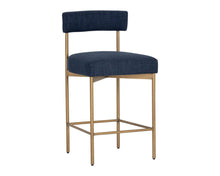 Load image into Gallery viewer, Seneca Counter Stool - Antique Brass - Windsorchrome

