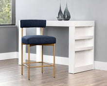 Load image into Gallery viewer, Seneca Counter Stool - Antique Brass - Windsorchrome
