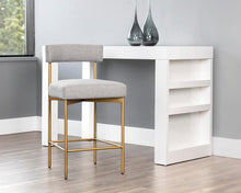 Load image into Gallery viewer, Seneca Counter Stool - Antique Brass - Windsorchrome
