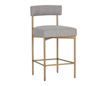 Load image into Gallery viewer, Seneca Counter Stool - Antique Brass - Windsorchrome
