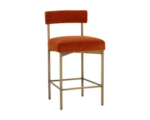 Load image into Gallery viewer, Seneca Counter Stool - Antique Brass - Windsorchrome

